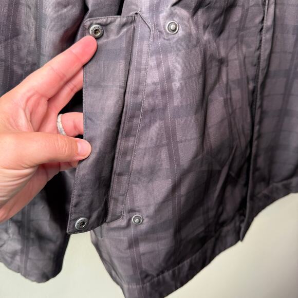 North End Sport FedEx Lightweight Water Resistant Plaid Print Jacket X-Large - Picture 4 of 12